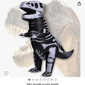 Dinosaur costume large for up to 6’